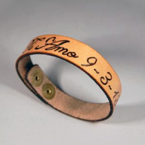 bracciale cuoio personalizzato